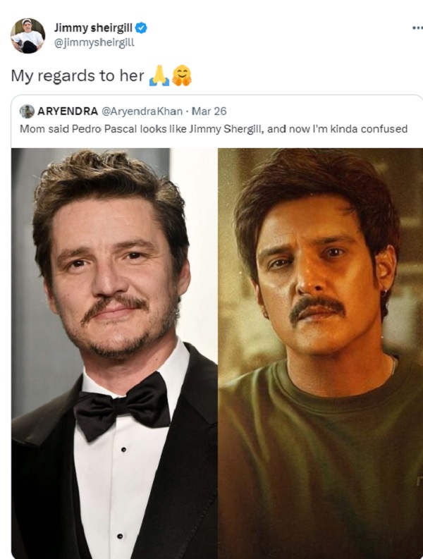 Jimmy Sheirgill Reacts To User Who Points Out Resemblance Between Pedro Pascal & Him