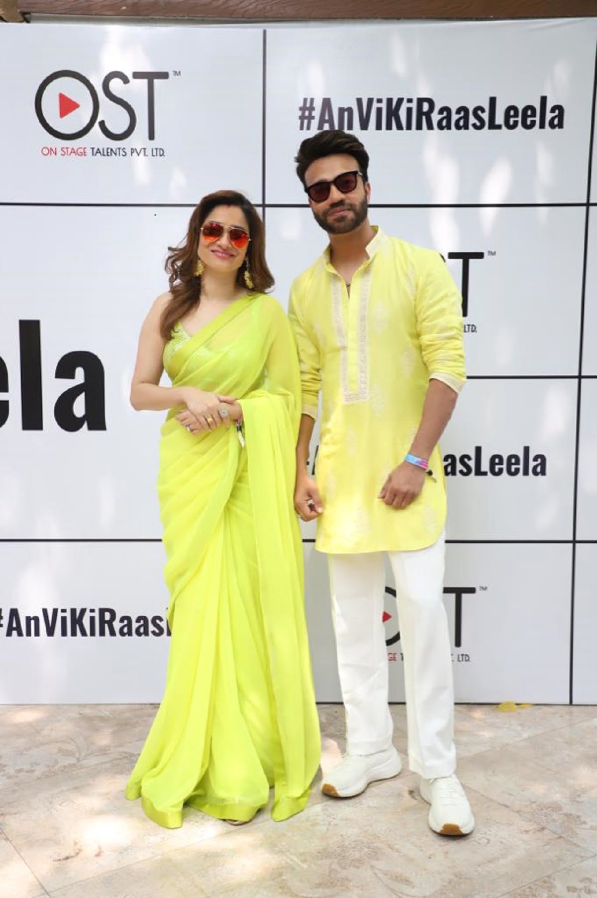 Ankita Lokhande Dazzles In Yellow At The AnVi Ki Raas Leela 2.0