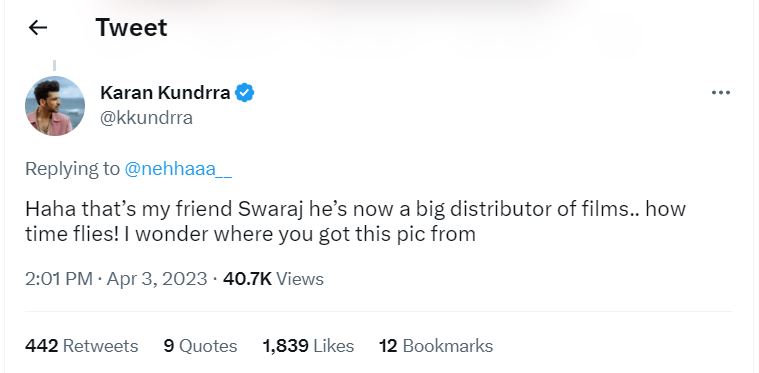 How Karan REACTED To Throwback Photo?