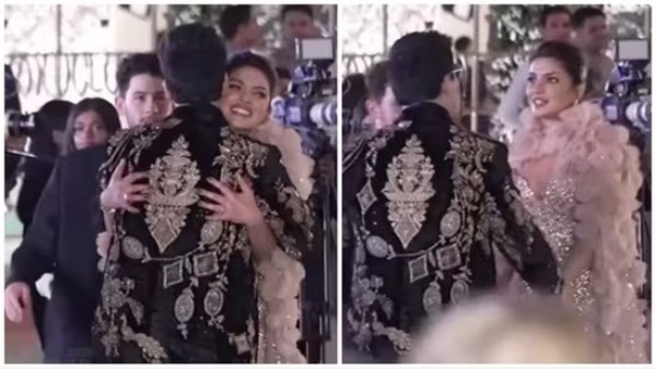 Priyanka Chopra Hugs Karan Johar At NMACC Opening