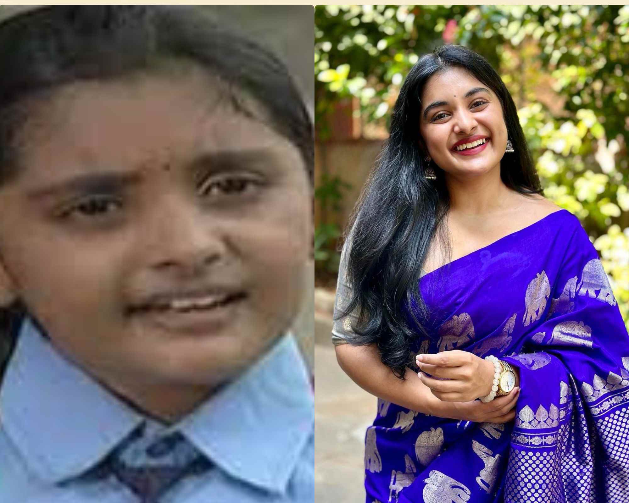 Nivetha Thomas chilhood pic