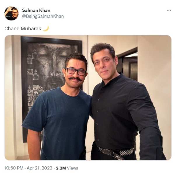 Eid 2023: Salman & Aamir POse Together For A Selfie