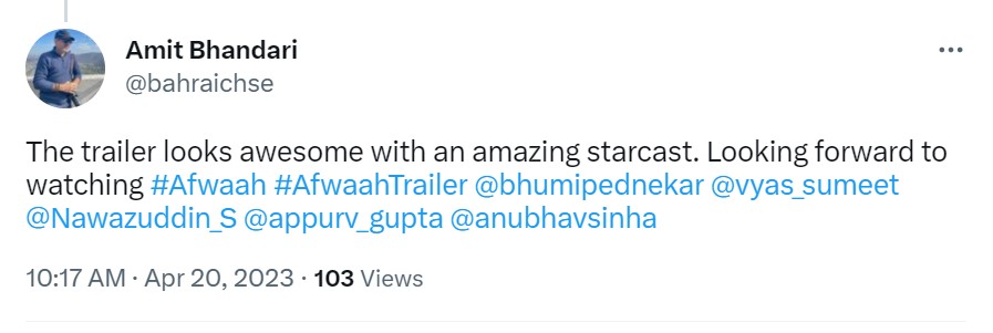 Afwaah Trailer: Nawazuddin Siddiqui, Bhumi Pednekar’s Quirky Thriller Has Caught Attention Of Cinema Lovers