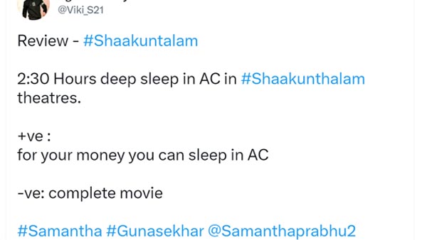 Shaakuntalam twitter review