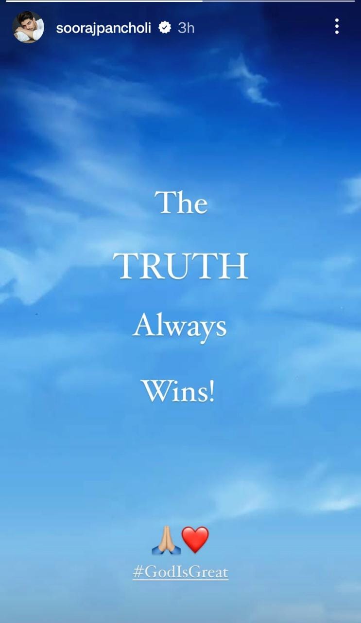 Sooraj Pancholi Post