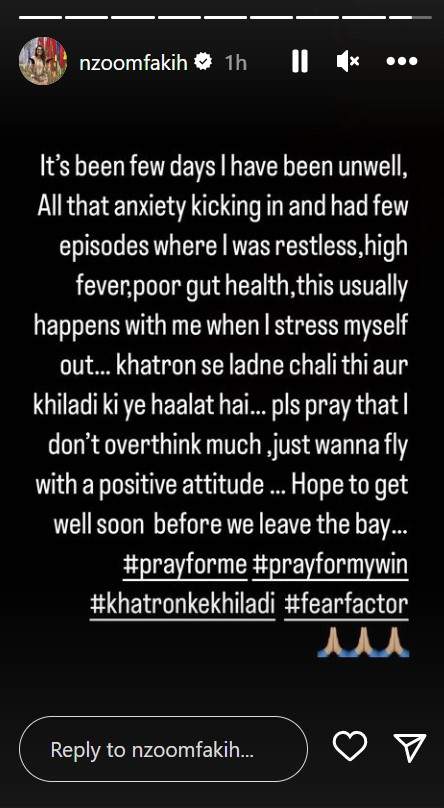 Khatron Ke Khiladi 13 Anjum Fakih Panic Attacks