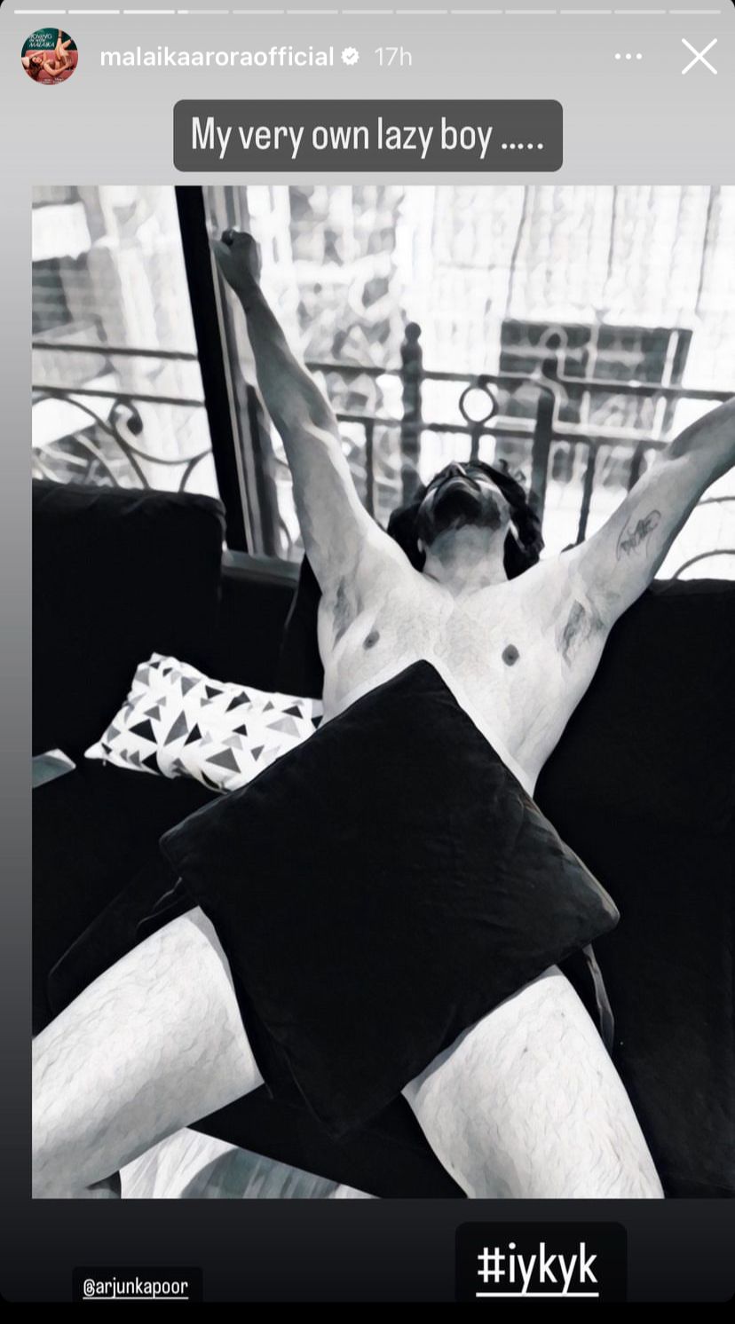Malaika Arora Drops Arjun Kapoor’s Semi-Nude Pic