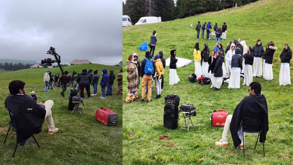 Megastar Chiranjeevi Gives Fans A Sneak Peek Into Bholaa Shankar Shoot In Switzerland