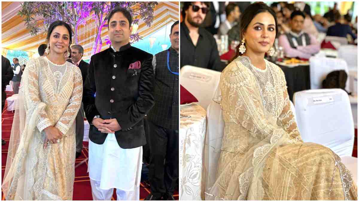 After RRR Star Ramcharan, Hina Khan Graces G20 Summit In Kashmir