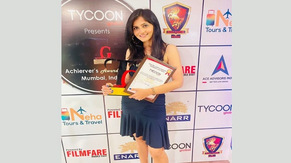 Actress Sonal Singh Awarded Grand Tycoon Global Achievers Award 2023 Actress Sonal Singh Awarded Grand Tycoon Global Achievers Award 2023