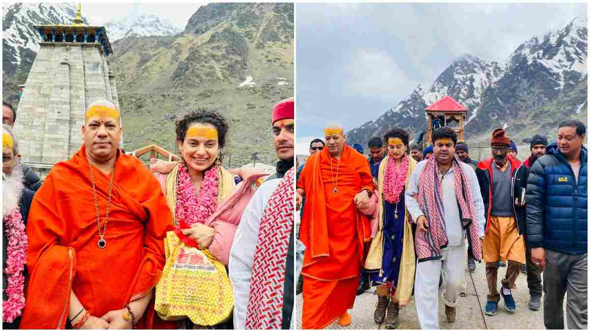 Kangana Ranaut visits Kedarnath Temple