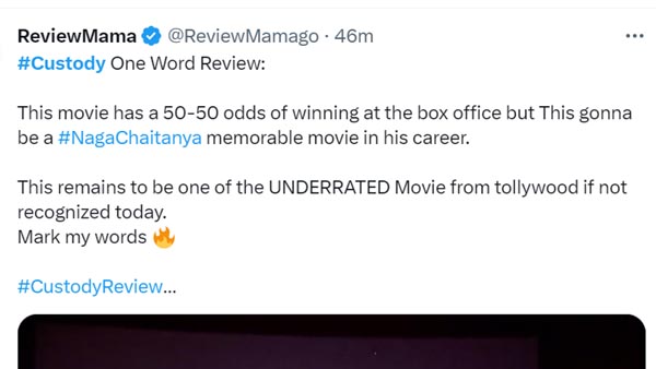 Naga Chaitanya Custody review