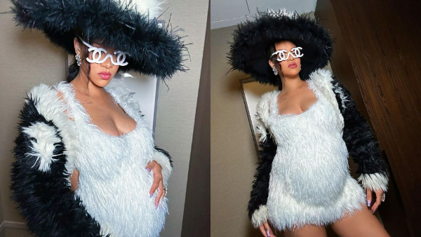 Rihanna Flaunts HUGE Baby Bump Ahead Of Met Gala 2023