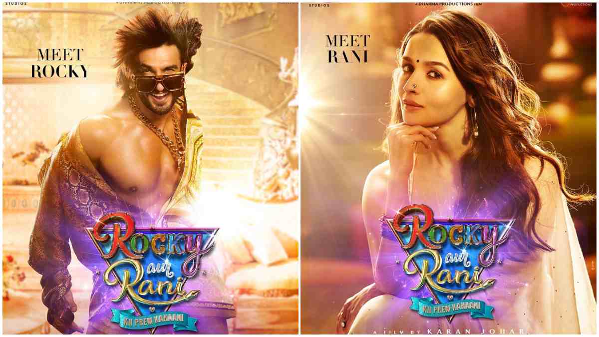 KJo Unveils Ranveer-Alia's first look posters from Rocky Aur Rani Ki Prem Kahaani