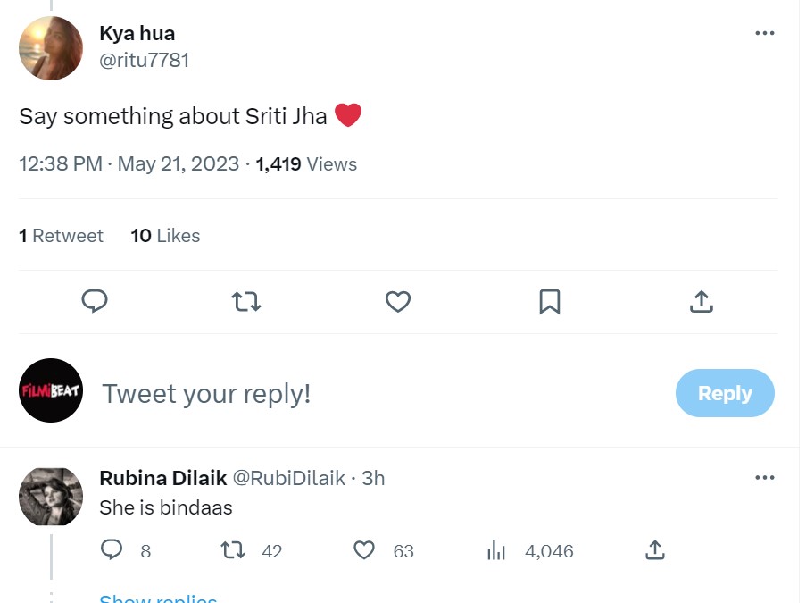 Rubina Dilaik AMA Session Aly Goni