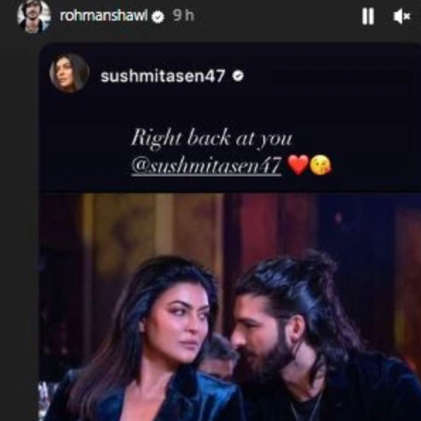 Sushmita Sen Shares A Mushy Pic Ex-Boyfriend Rohman Shawl