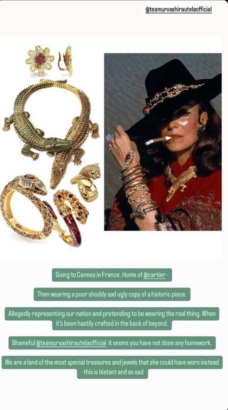 Did Urvashi Rautela Wear Fake Crocodile Necklace At Cannes? 