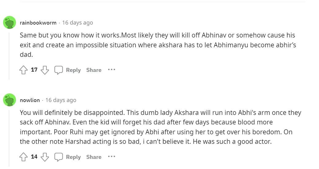 Yeh Rishta Kya Kehlata Hai Fans Against ABhimanyu Akshara Reaction Harshad Chopda Pranali Rathod
