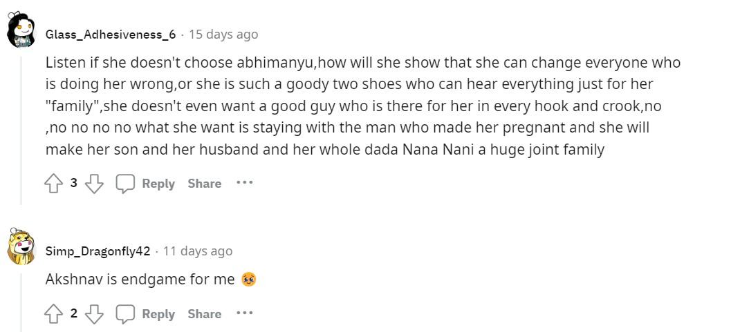 Yeh Rishta Kya Kehlata Hai Fans Against ABhimanyu Akshara Reaction Harshad Chopda Pranali Rathod