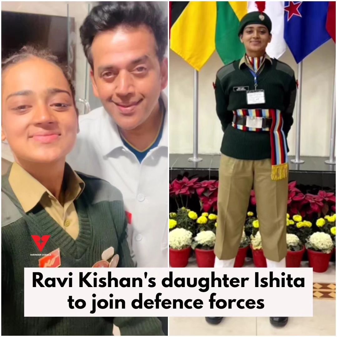Ravi Kishan's Daughter Ishita Shukla Joins Defence Forces