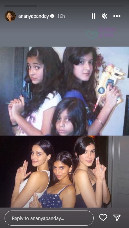 Ananya Panday’s Before & After Pic With Shanaya Kapoor & Suhana Khan
