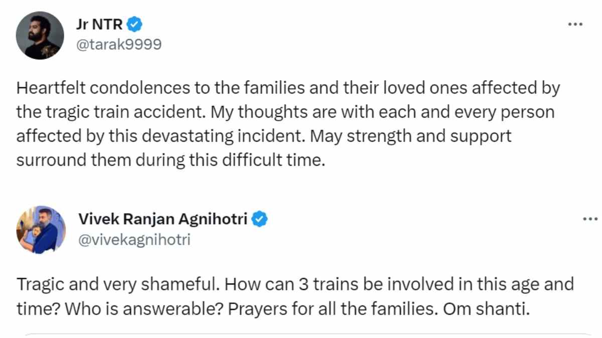 Odisha Train Accident Celebs React
