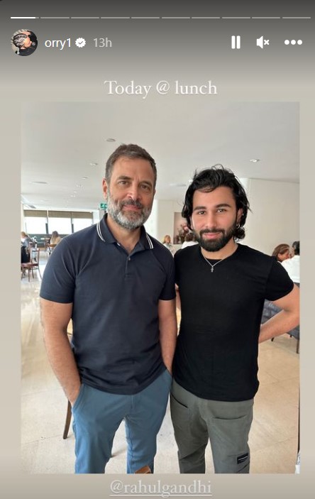 Orhan Awatramani Shares PIC With Rahul Gandhi From London Restaurant
