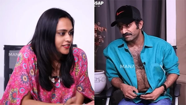 Shines Shirt Antics During Rangabali Interview