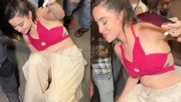 Urfi Javed Falls Down While Taking Selfie; Netizens React
