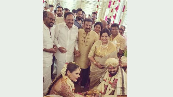 Rajinikanth Blesses Aviva & Abishek Ambareesh