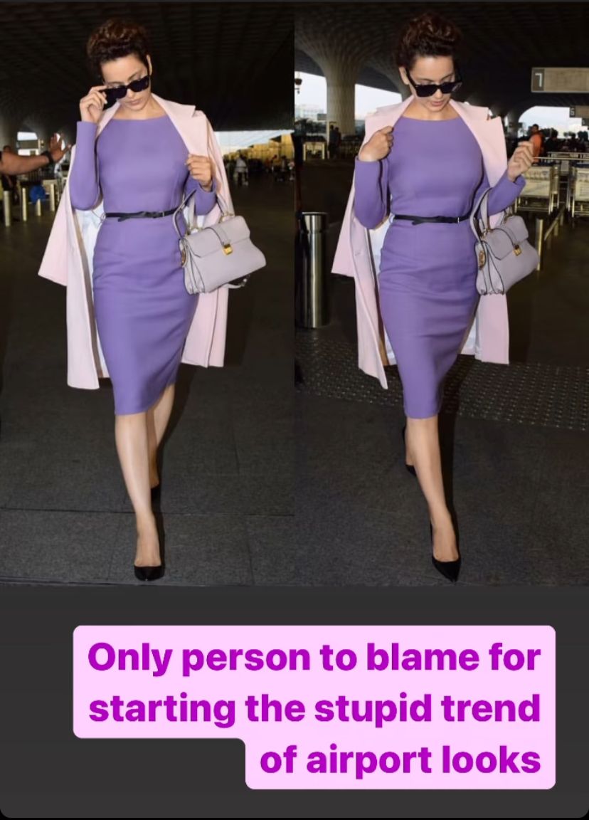 Kangana Ranaut Blames Herself For Starting Airport Looks 