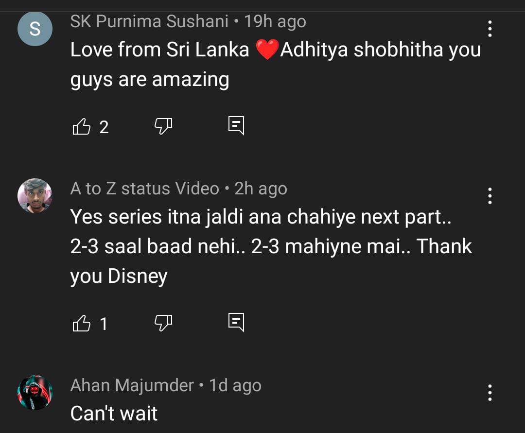 Sobhita Dhulipala Chemistry With Aditya Roy Kapoor 