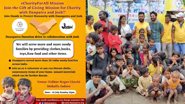 Josh Collaborates With Daanpatra for a Noble Cause