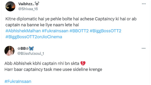Bigg Boss OTT 2 Fukra Insaan Captaincy Abhishek Malhan