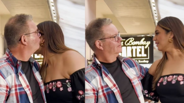 Gary Mehigan Kisses Huma Qureshi On Cheeks Gary Mehigan Kisses Huma Qureshi On Cheeks