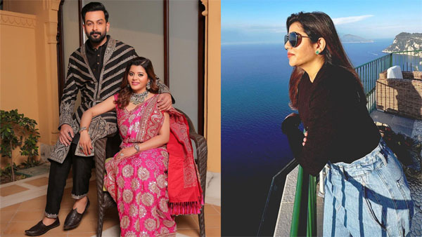 Prithviraj Sukumarans Birthday Wishes To Supriya Menon