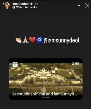 Esha Gupta Gives A Special Shoutout To Sunny Deol's Gadar 2