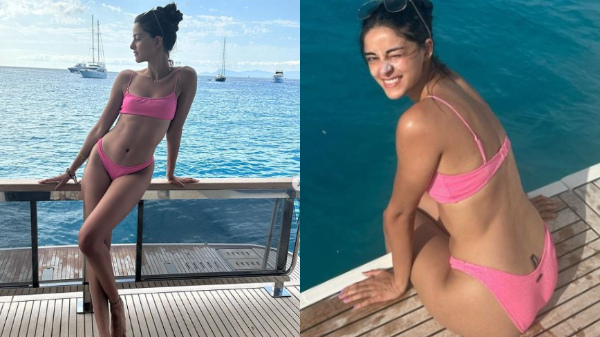 Ananya Panday Flaunts Hot Bod In Barbie-Themed Pink Bikini