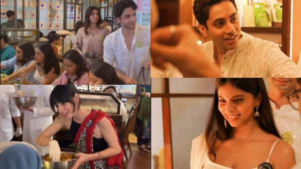 Suhana Khan, Khushi Kapoor Serve Food With Archies Co-Stars