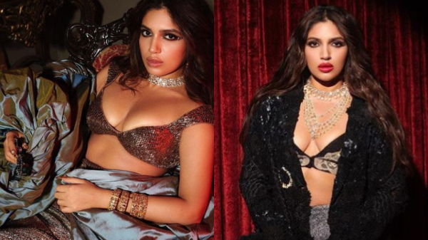 Bhumi Pednekar Stuns In A Sexy Blouse & Lehenga: PICS Bhumi Pednekar Stuns In A Sexy Blouse & Lehenga: PICS