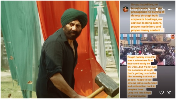 Kangana Ranaut Reacts To Gadar 2 Craze And Huge Opening