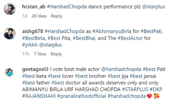 Star Parivaar Awards 2023 Harshad Chopda Abhimanyu Yeh Rishta Kya Kehlata Hai Star Parivaar Awards 2023 Harshad Chopda Abhimanyu Yeh Rishta Kya Kehlata Hai