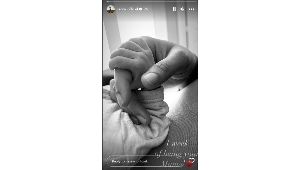 Ileana D’Cruz Celebrates First Week Of Becoming A Mother, Drops A Cute Pic