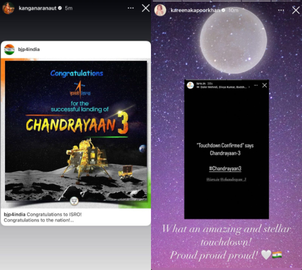 Chandrayaan-3: B’Wood Celebs Congratulate ISRO