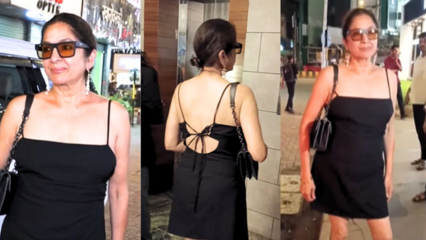 Neena Gupta In Little Black Dress