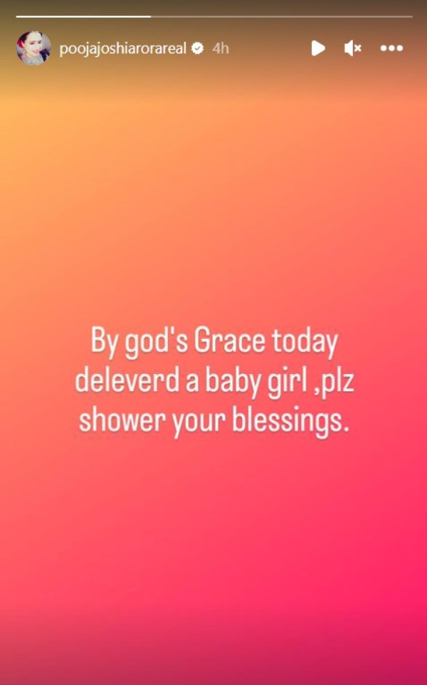 YRKKH’s Pooja Joshi Arora Welcomes Second Child