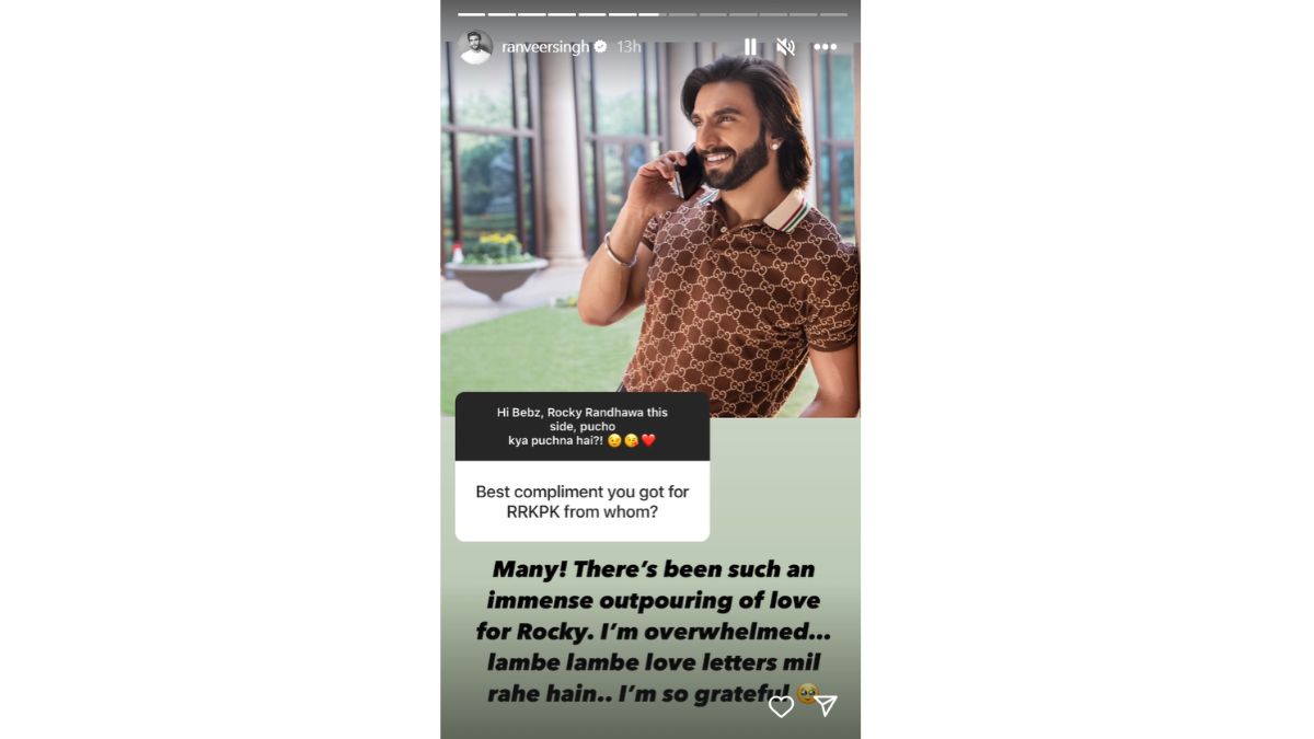 Ranveer Singh reveals He Is Getting ‘Lambe Love Letter’ For Rocky Aur Rani Ki Prem Kahaani