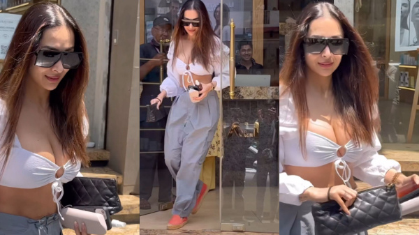 Malaika Arora Ups Glam Quotient In Deep Neckline Top Malaika Arora Ups Glam Quotient In Deep Neckline Top