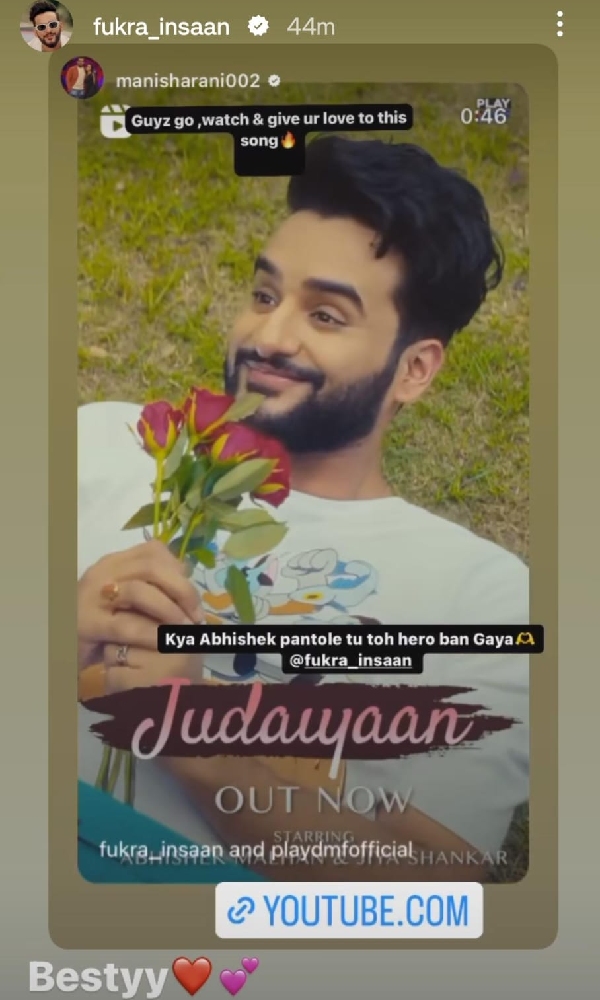 Manisha Reacts To AbhiYa Song Judaiyaan Manisha Reacts To AbhiYa Song Judaiyaan