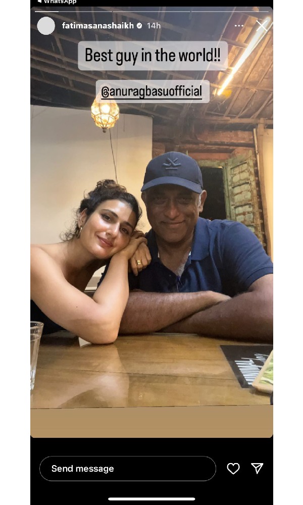 Fatima Sana Shaikh, Anurag Basu Fatima Sana Shaikh, Anurag Basu